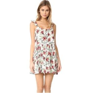 Free people low back floral dress sz XS